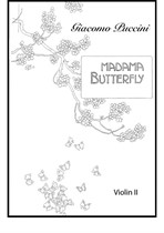 Madama Butterfly - Parte completa de Violinos II do Opera