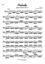 J.S.Bach  Präludium aus der Suite Nr.1 für Cello