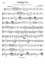 В. А. Моцарт Симфония No.1